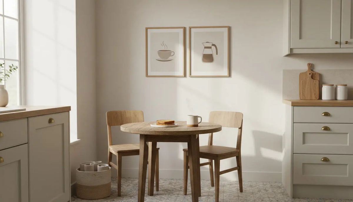 How to Style Framed Prints in a Kitchen (Cosy British Ideas That Actually Work) - Randello