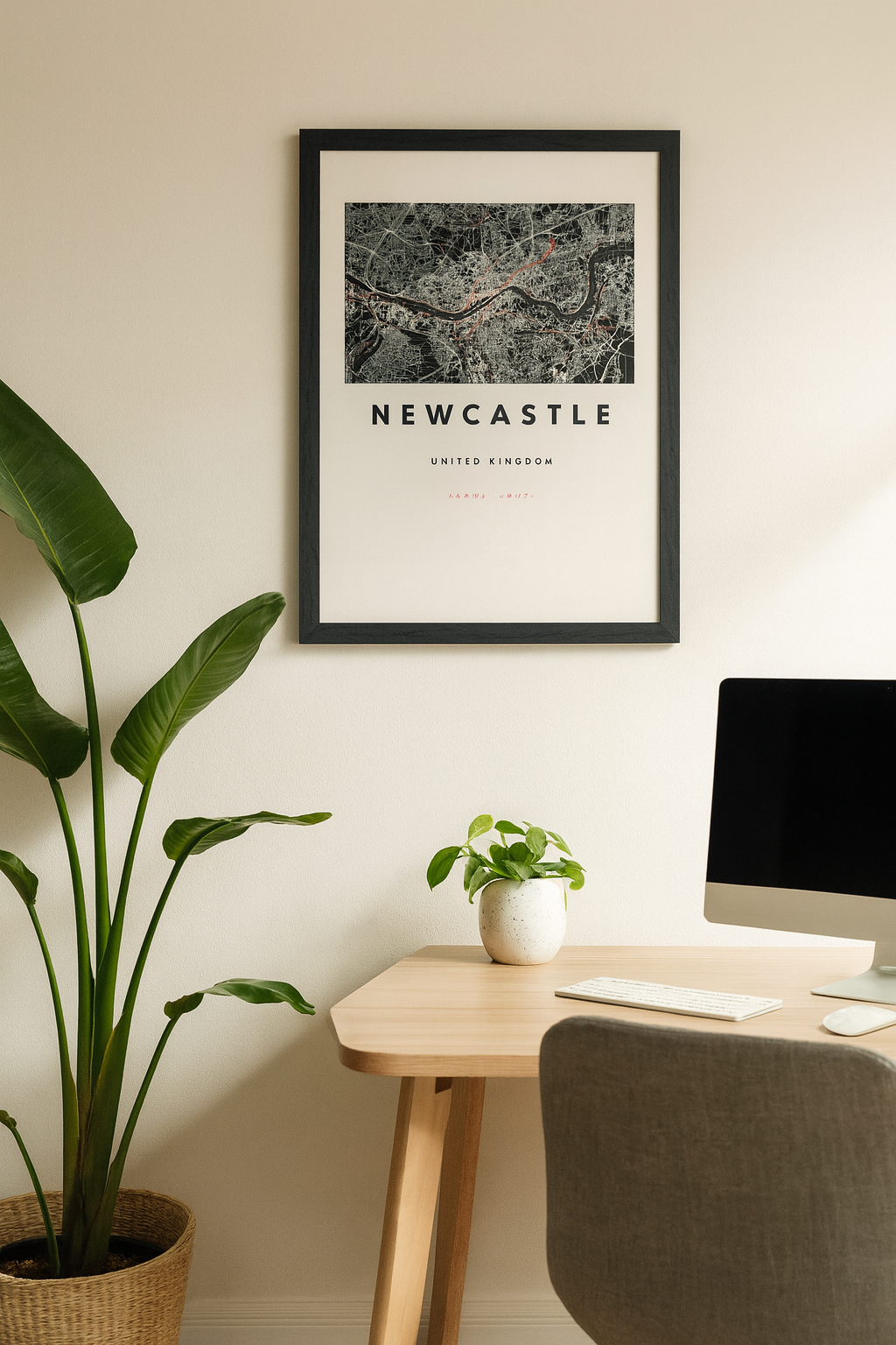 Framed Prints - UK City Maps