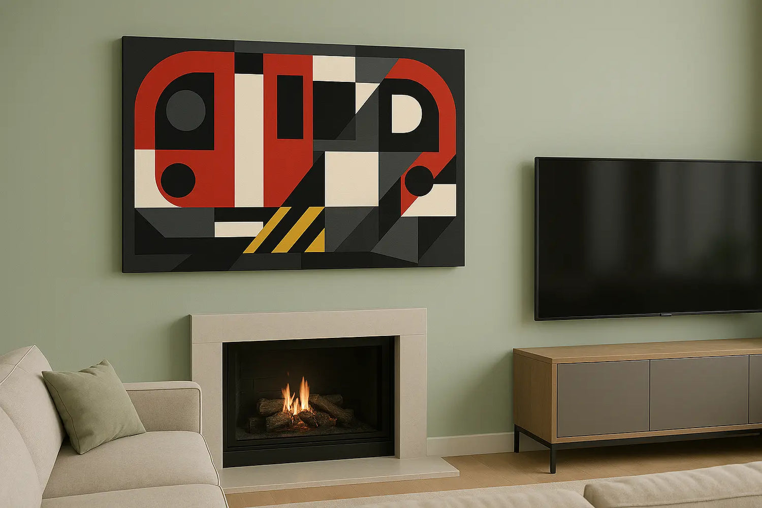 Canvas-London-Underground-Inspired Randello