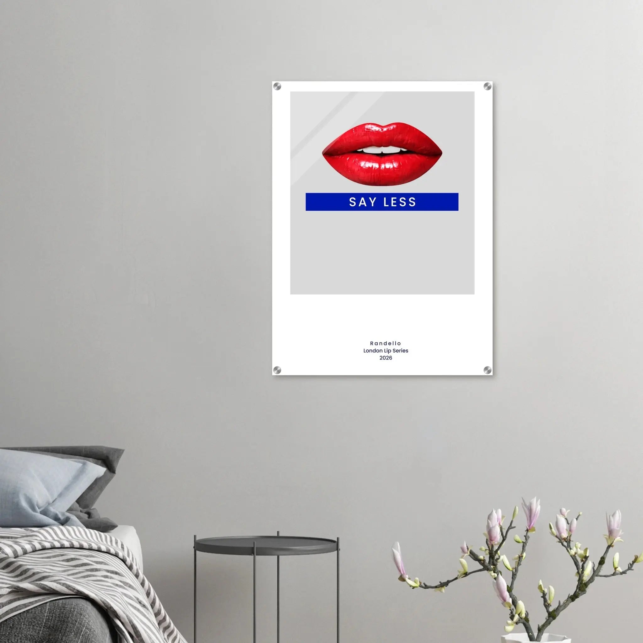Say Less – London Underground Inspired Acrylic Wall Art - Randello