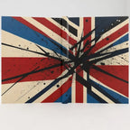 A5 Hardback Jorunal - Grunge Union Jack Lulu