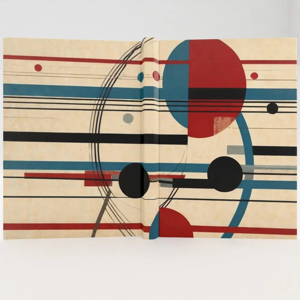 A5 Hardback Jorunal - Abstract Union Jack Circles Lulu