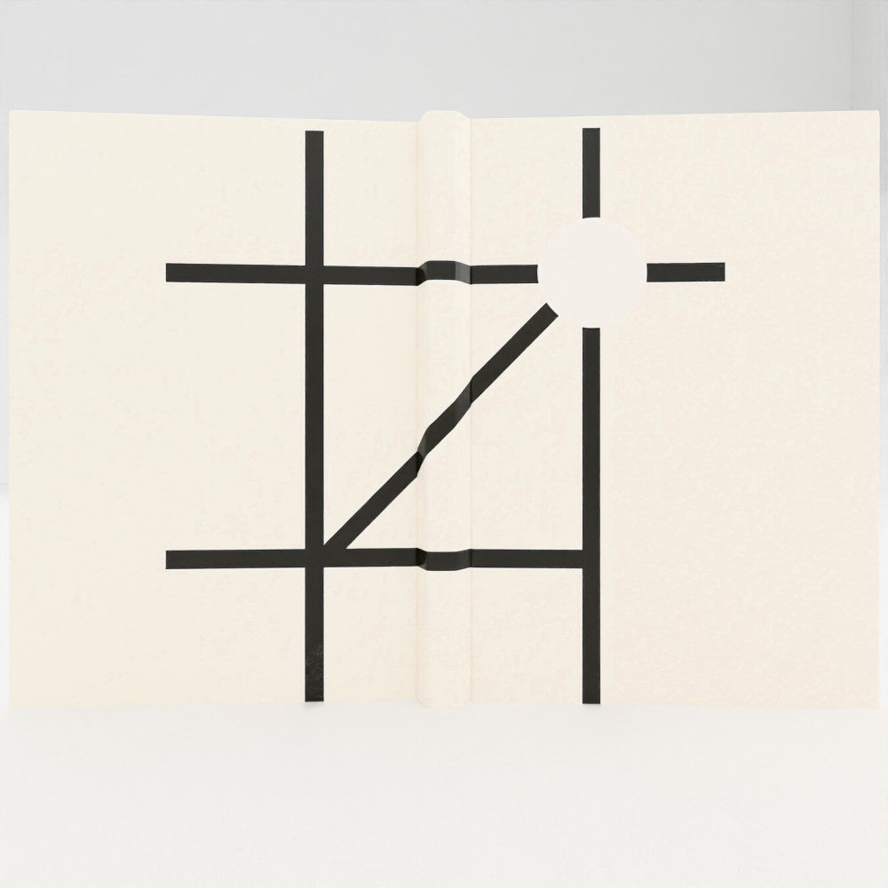 London Tube Map Journal - Minimalist White Dot A5 Lined Notebook