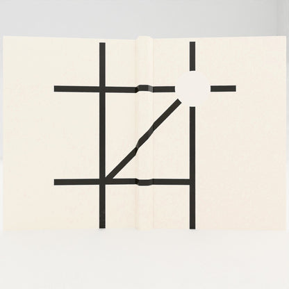 London Tube Map Journal - Minimalist White Dot A5 Lined Notebook