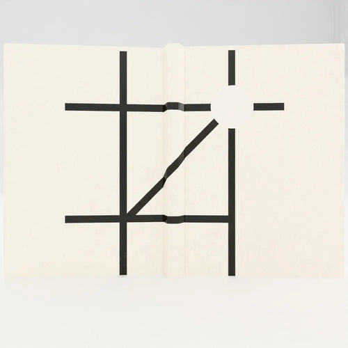 A5 Hardback Jorunal - London Tube Map Minimalist White Dot Lulu