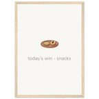 Today’s Win – Snacks British Kitchen Framed Print - Randello
