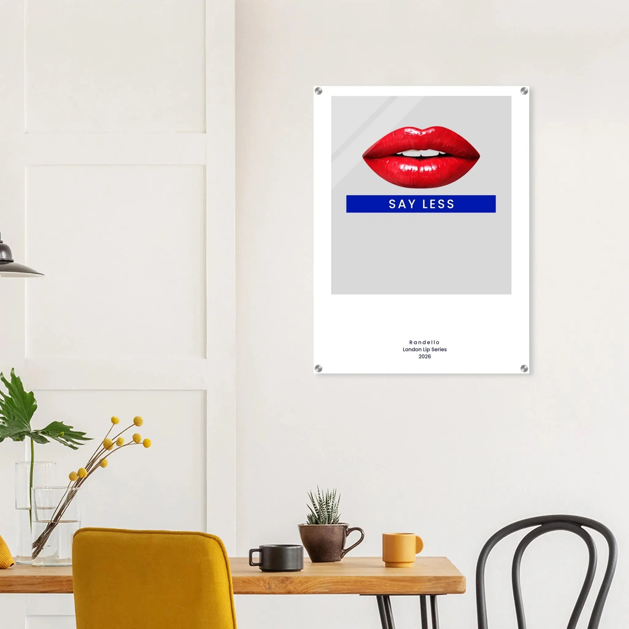 Say Less – London Underground Inspired Acrylic Wall Art - Randello