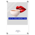Let’s Talk More Tea – London Underground Inspired Acrylic Wall Art - Randello