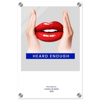 Heard Enough – London Underground Inspired Acrylic Wall Art - Randello