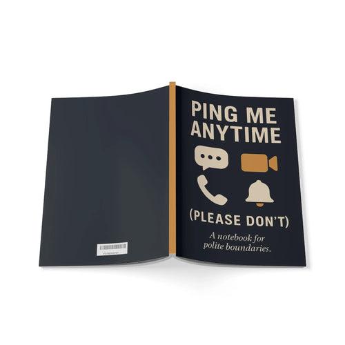 A5 Hardback Journal - Ping Me Anytime Lulu