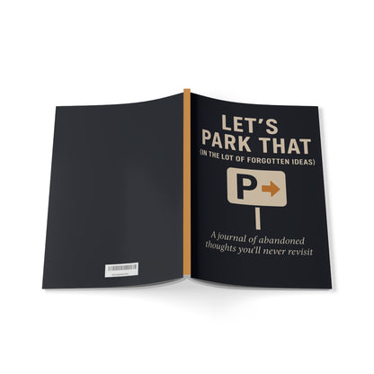 Let’s Park That A5 Notebook – Funny Corporate Journal for Forgotten Ideas, Office Humor & Meeting Notes