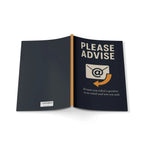 A5 Hardback Journal - Please Advise Lulu