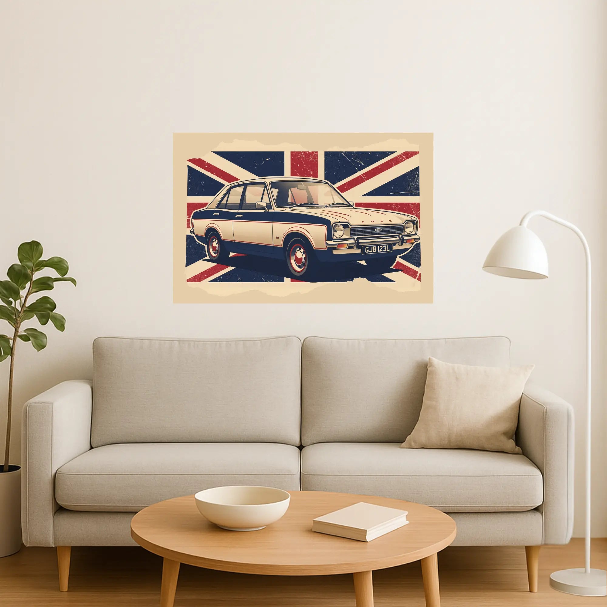 Ford Cortina   - Fine Art Poster Galeto
