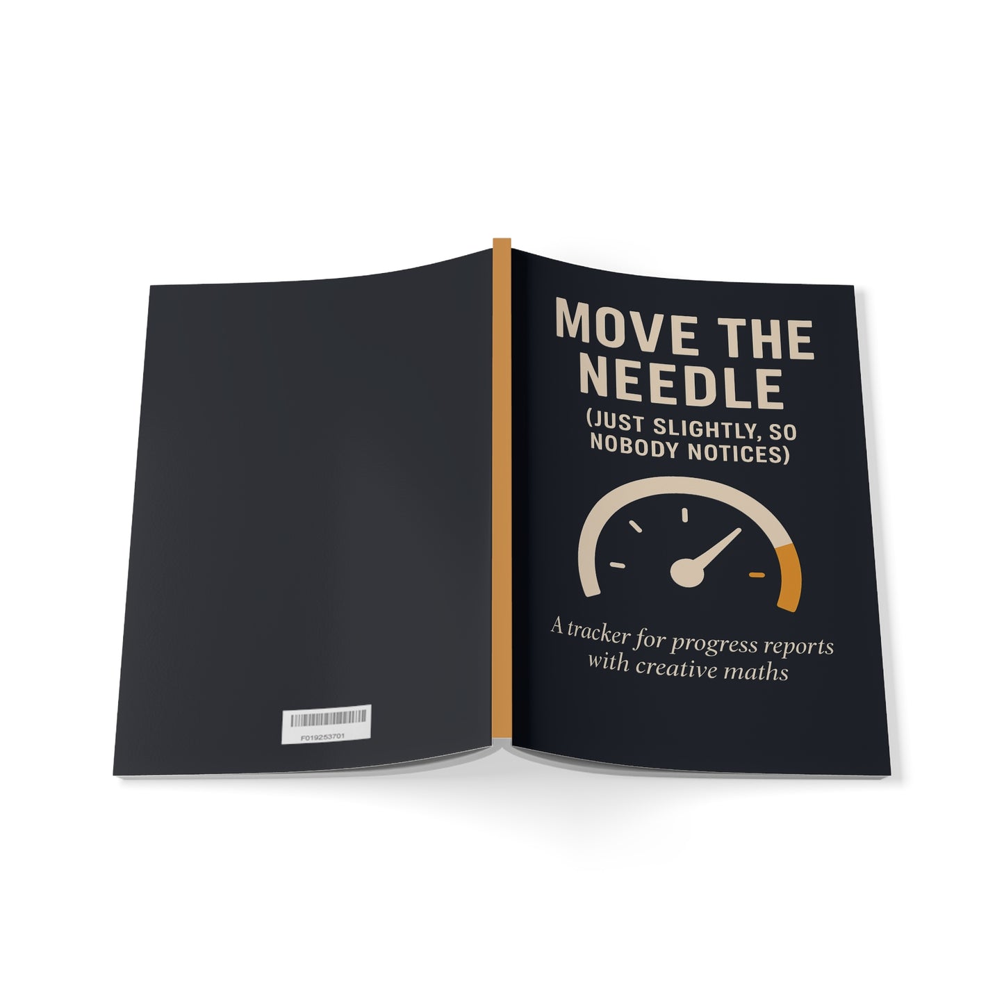Move the Needle A5 Notebook – Funny Corporate Journal for Progress Reports, Creative Maths & Office Humor