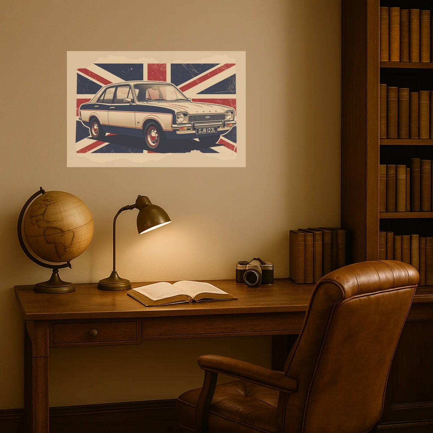 Ford Cortina   - Fine Art Poster Galeto