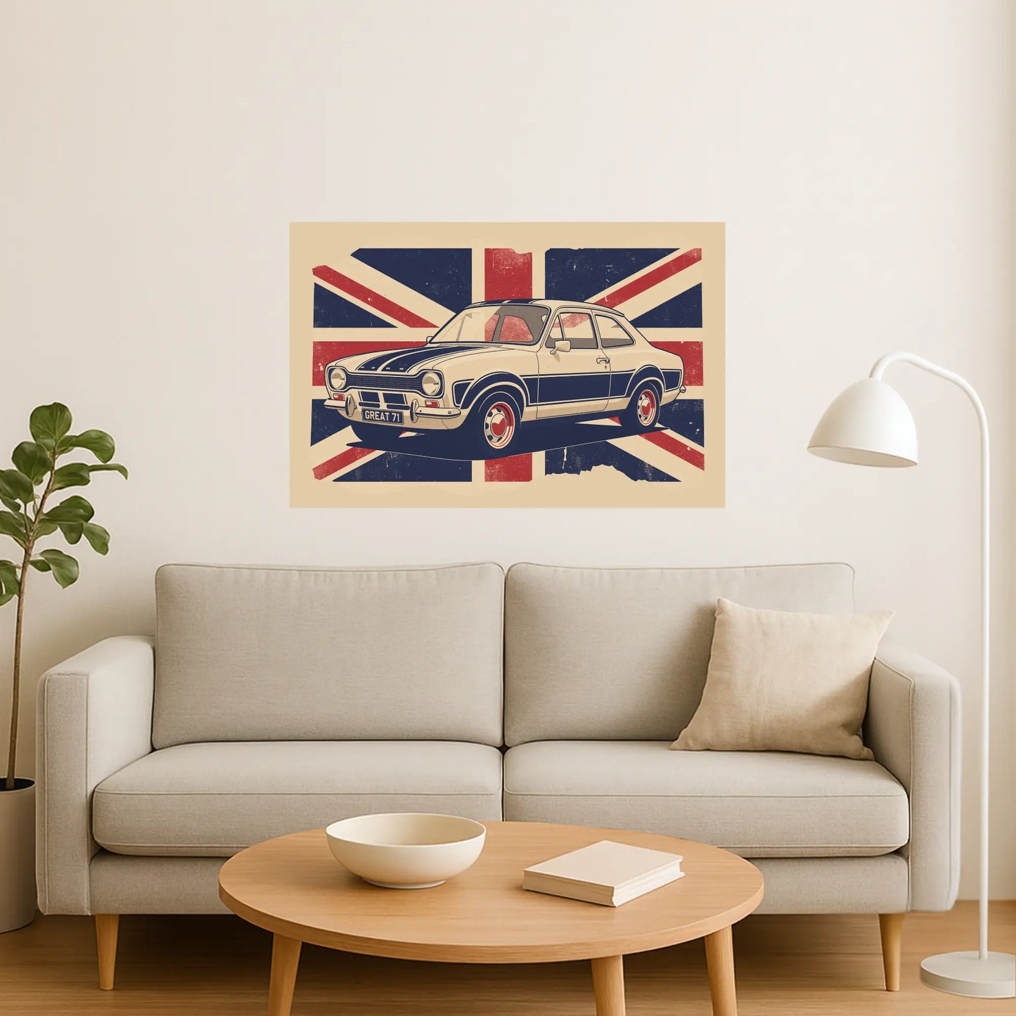 Ford Escort  - Fine Art Poster Galeto