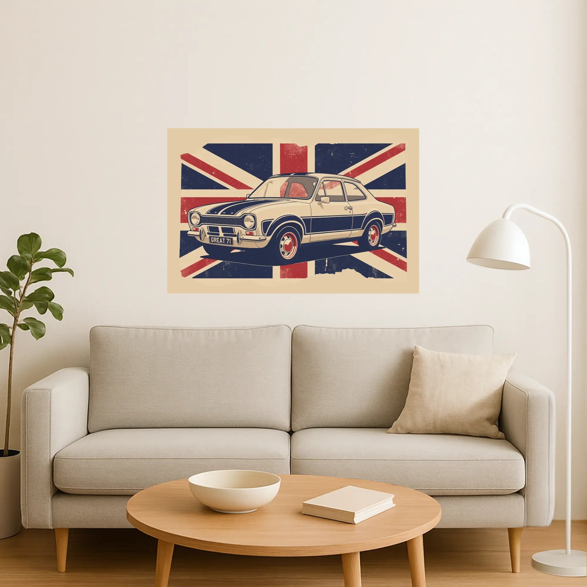 Ford Escort  - Fine Art Poster Galeto