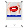 Heard Enough – London Underground Inspired Acrylic Wall Art - Randello
