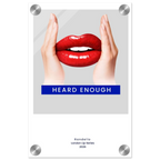 Heard Enough – London Underground Inspired Acrylic Wall Art - Randello