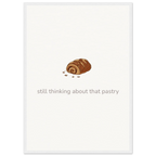 Still Thinking About That Pastry – Bakery Kitchen Framed Print - Randello