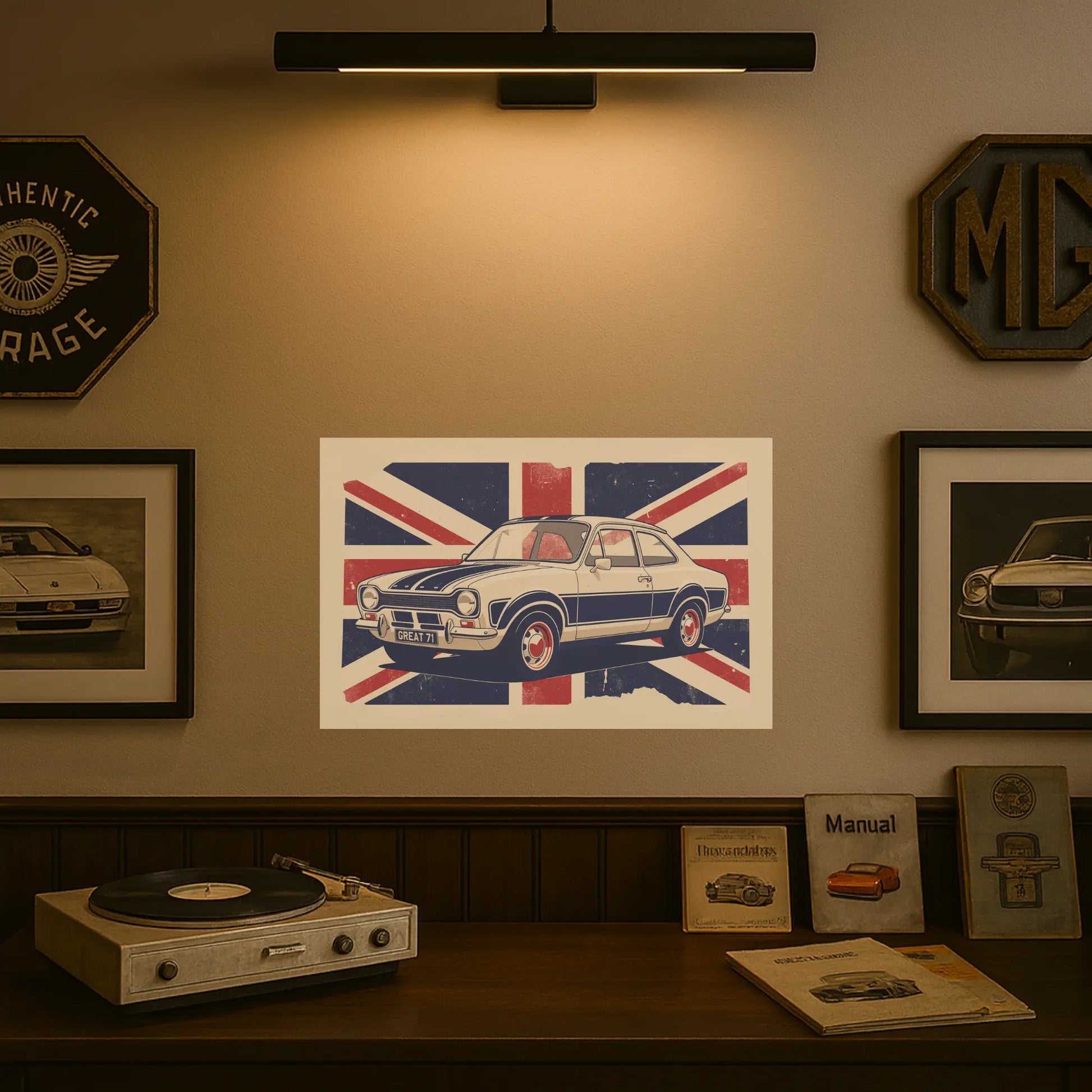 Ford Escort  - Fine Art Poster Galeto