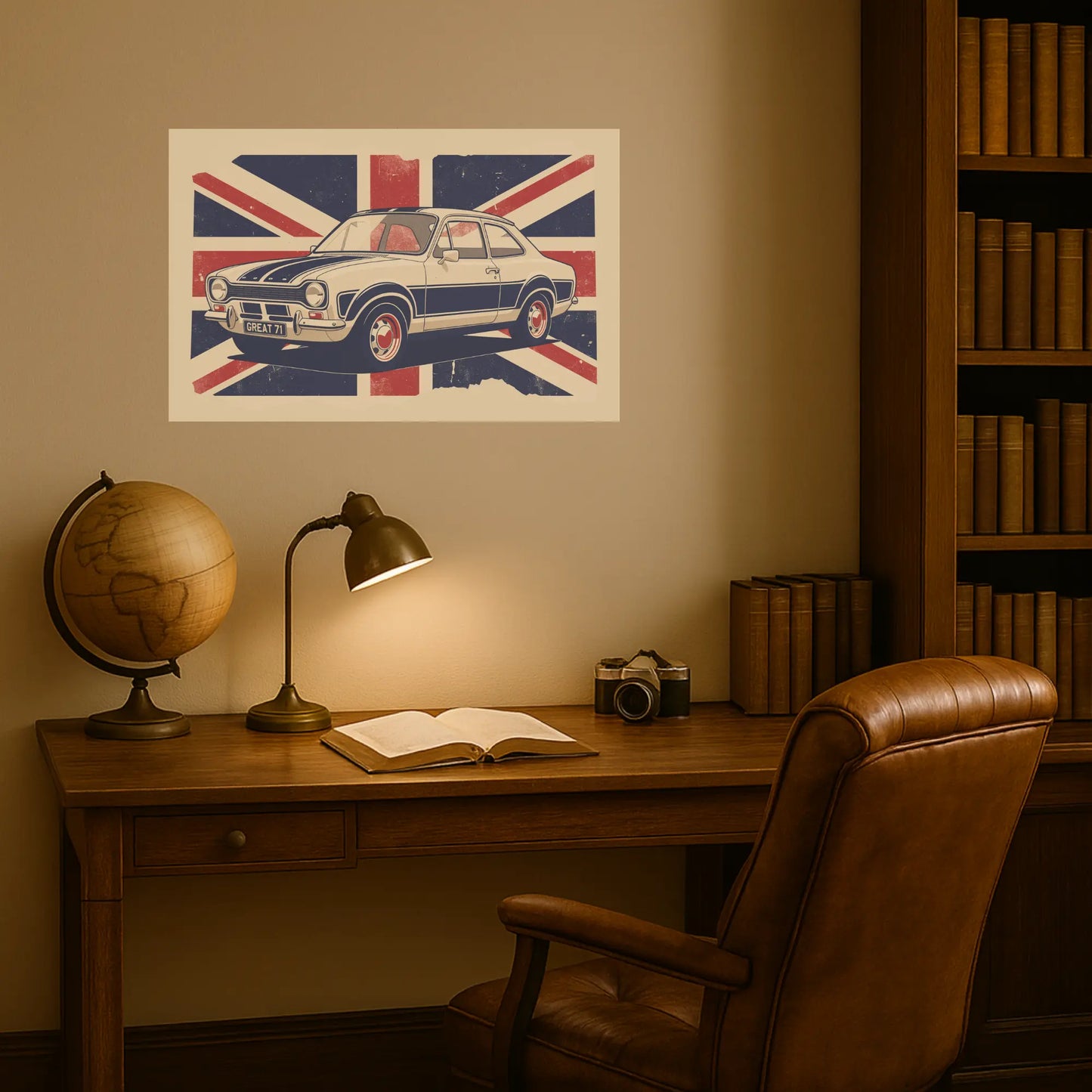 Ford Escort  - Fine Art Poster Galeto