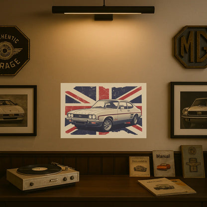 Ford Capri  - Fine Art Poster Galeto