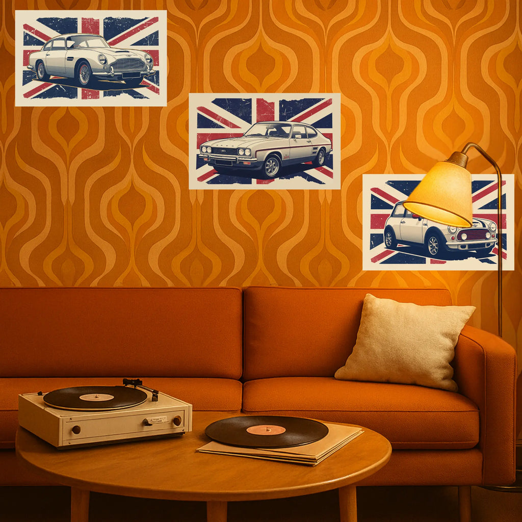 Aston Martin DB5 - Fine Art Poster Galeto