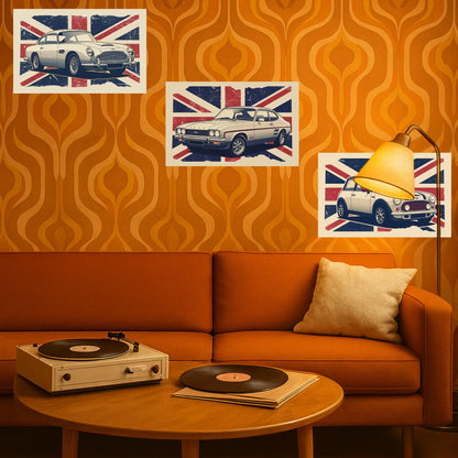 Aston Martin DB5 - Fine Art Poster Galeto