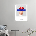 No Gossip Zone – London Underground Inspired Acrylic Wall Art - Randello