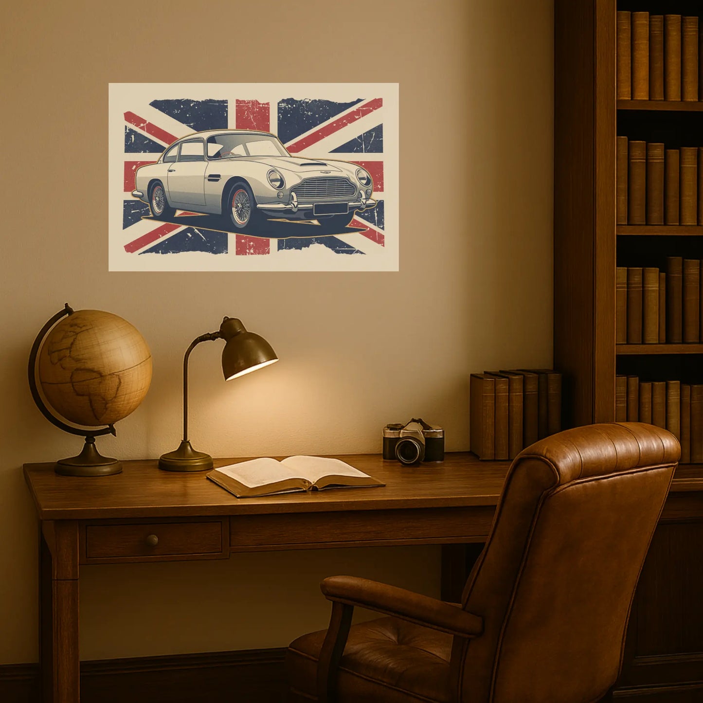 Aston Martin DB5 - Fine Art Poster Galeto