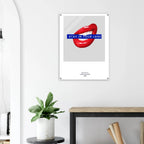 Stay In Your Lane – London Underground Inspired Acrylic Wall Art - Randello