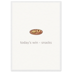 Today’s Win – Snacks British Kitchen Framed Print - Randello