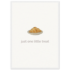 Just One Little Treat – Cosy Bakery Kitchen Framed Print - Randello