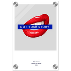 Not Your Story – London Underground Inspired Acrylic Wall Art - Randello