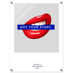 Not Your Story – London Underground Inspired Acrylic Wall Art - Randello