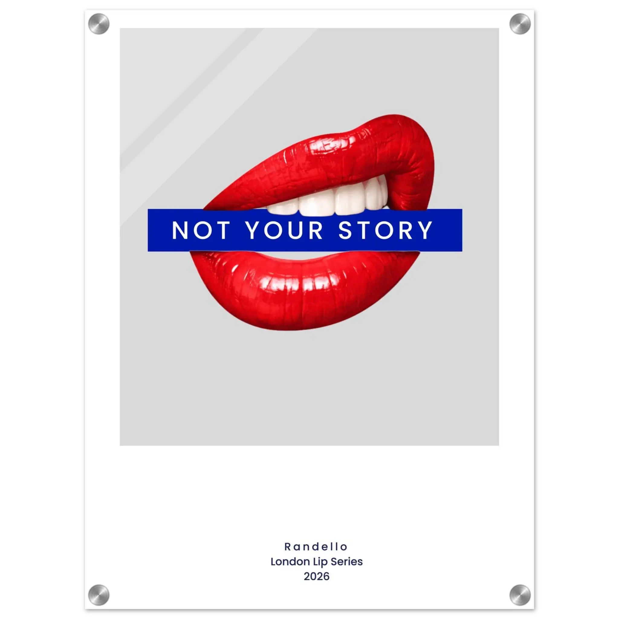 Not Your Story – London Underground Inspired Acrylic Wall Art - Randello