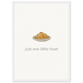 Just One Little Treat – Cosy Bakery Kitchen Framed Print - Randello