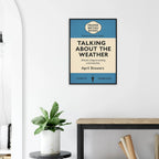 Talking About the Weather – British Penguin Book Parody Framed Print - Randello