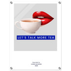 Let’s Talk More Tea – London Underground Inspired Acrylic Wall Art - Randello