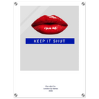 Keep It Shut – London Underground Inspired Acrylic Wall Art - Randello