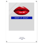 Keep It Shut – London Underground Inspired Acrylic Wall Art - Randello