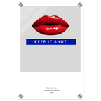 Keep It Shut – London Underground Inspired Acrylic Wall Art - Randello