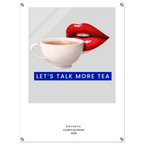 Let’s Talk More Tea – London Underground Inspired Acrylic Wall Art - Randello