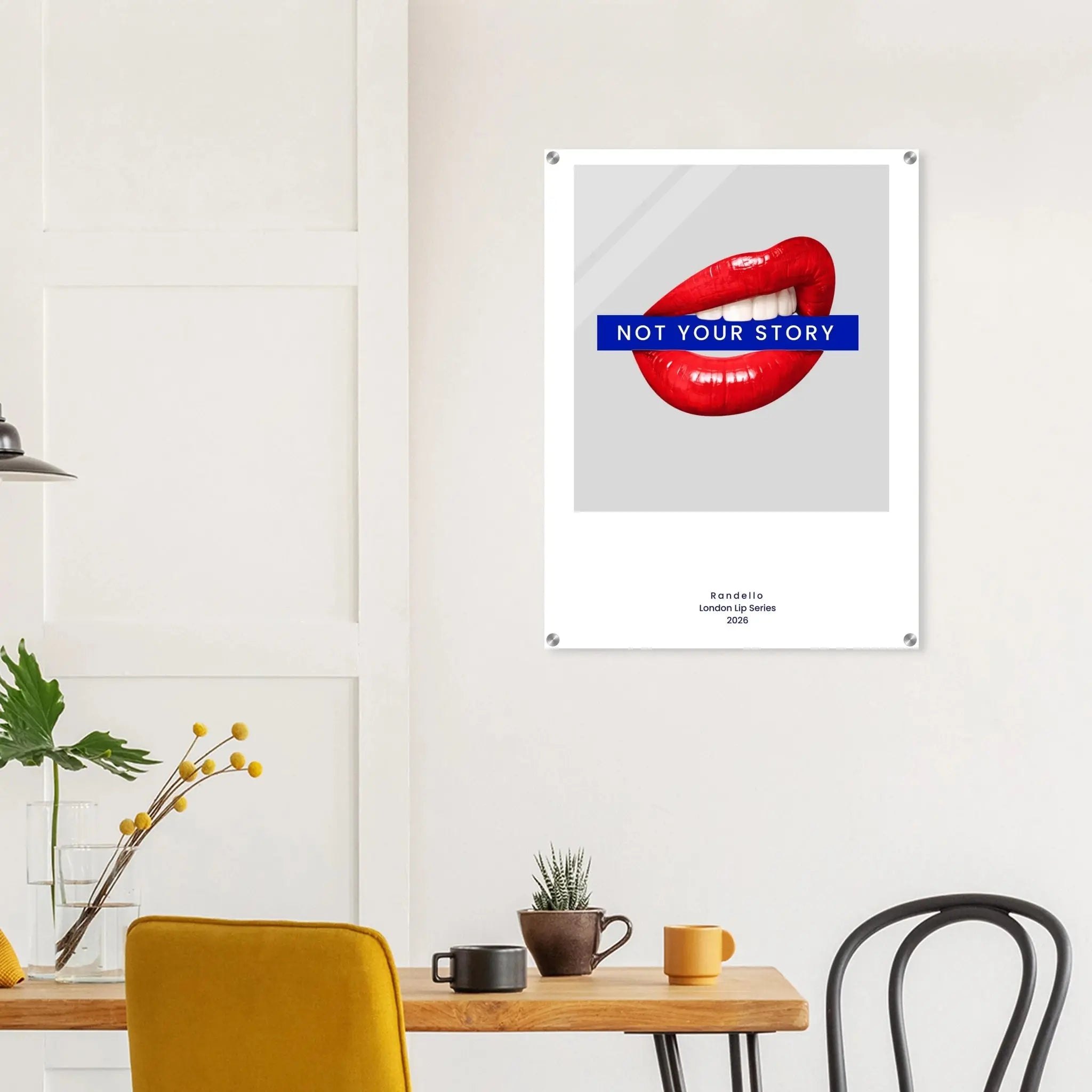 Not Your Story – London Underground Inspired Acrylic Wall Art - Randello