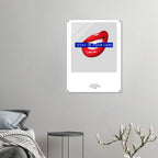 Stay In Your Lane – London Underground Inspired Acrylic Wall Art - Randello