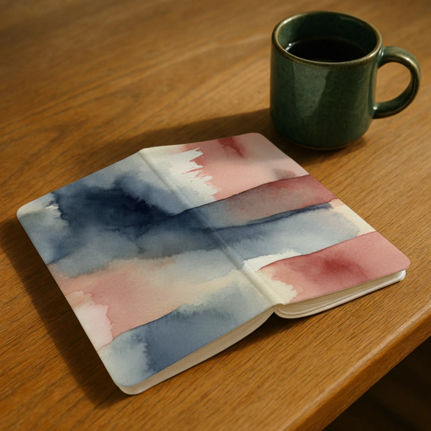 A5 Hardback Journal – Blush Britannia Coastal Stripes Lulu