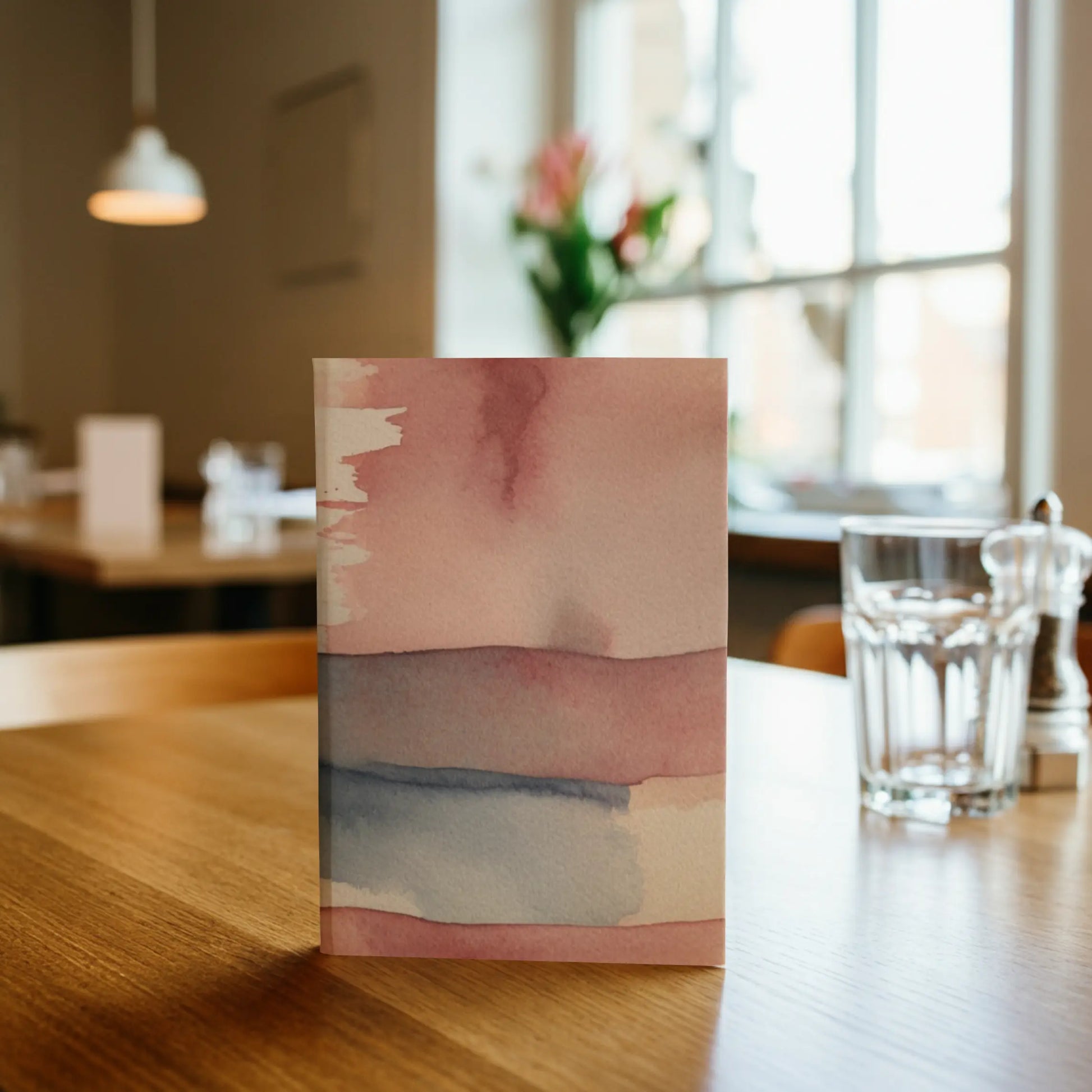 A5 Hardback Journal – Blush Britannia Coastal Stripes Lulu