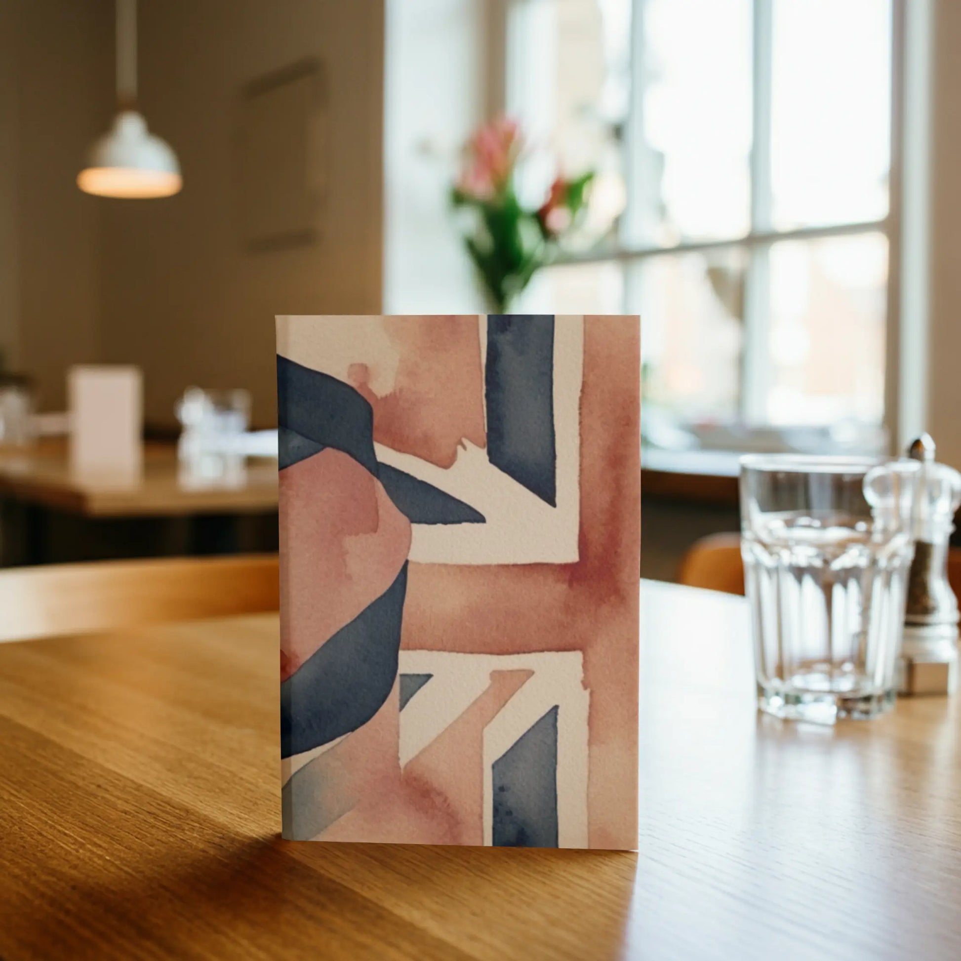 A5 Hardback Journal – Blush Britannia Flag Mosaic Lulu