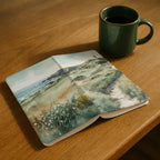 A5 Hardback Journal - Coastal Walk Seaside Notebook Lulu
